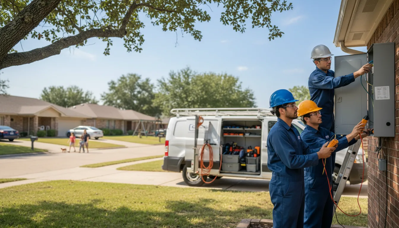 Certified electrician providing emergency electrical services in Elmora, PA